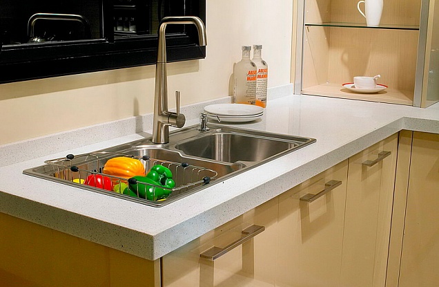 Кварцевый Агломерат SmartQuartz White Sand