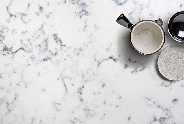 Кварцевый агломерат SmartQuartz Carrara White